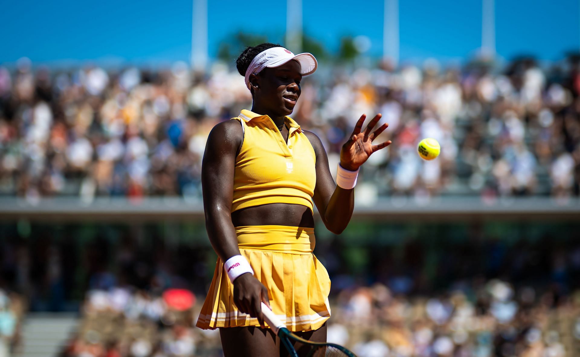 Victoria Mboko at the French Open 2025. (Photo: Getty)